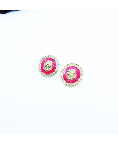 The lion door lock stud earrings accessories production orders $7.76 Stud