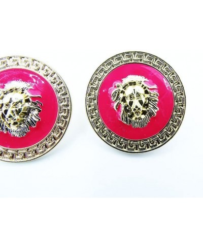 The lion door lock stud earrings accessories production orders $7.76 Stud