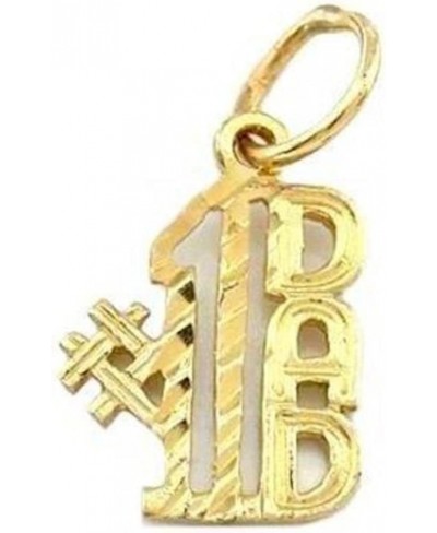 1 Dad Charm 14k Gold 12.5mm $40.53 Charms & Charm Bracelets