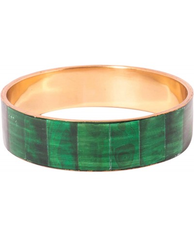 Set Of 2 Bangles Made Of Mop With Two Tones Of Green $16.01 Bangle