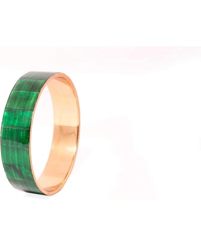 Set Of 2 Bangles Made Of Mop With Two Tones Of Green $16.01 Bangle