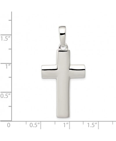 Solid 925 Sterling Silver Cross Pendant Charm - 42mm x 20mm - Jewelry Gifts For Women Wife Mom Gifts For Men Husband Dad $43....