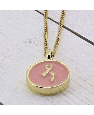 Breast Cancer Survivor Gifts for Women - 2-Layer Breast Cancer 'Survivor' Necklace in Gold - Premium Breast Cancer Awareness ...