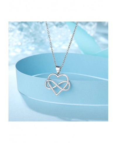 Infinity Heart Necklace Jewelry Gifts for Granddaughter Bonus Mom Daughter Aunt Niece $17.54 Pendant Necklaces