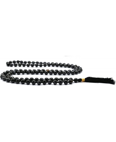 Crystal Japa Mala - 108 Beads Buddhist Prayer Beads - AAA Grade Original Healing Gemstone Agate Mala for Yoga Meditation Spir...