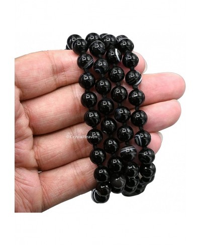 Crystal Japa Mala - 108 Beads Buddhist Prayer Beads - AAA Grade Original Healing Gemstone Agate Mala for Yoga Meditation Spir...