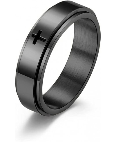 with God All Things are Possible. Religious Christian Quote Inspirational Ring Bible Verse Stainless Steel Step Edges Spinner...