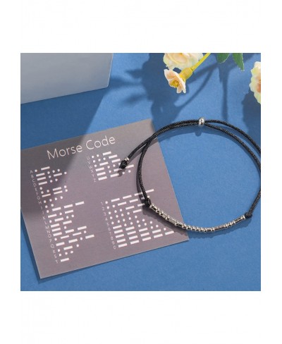 Morse Code Bracelets for Women Friendships Inspirational gifts for Women Mom Wife Friends Female Best Friend Sister Grandma $...