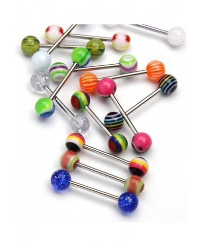 14g Tongue Rings Barbells Assorted Colors $11.28 Piercing Jewelry