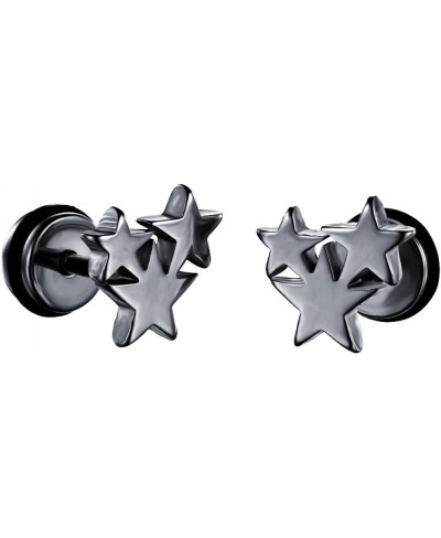 Women's Stainless Steel Tiny Star Piercing Earrings Hypoallergenic Ear Studs $12.65 Stud