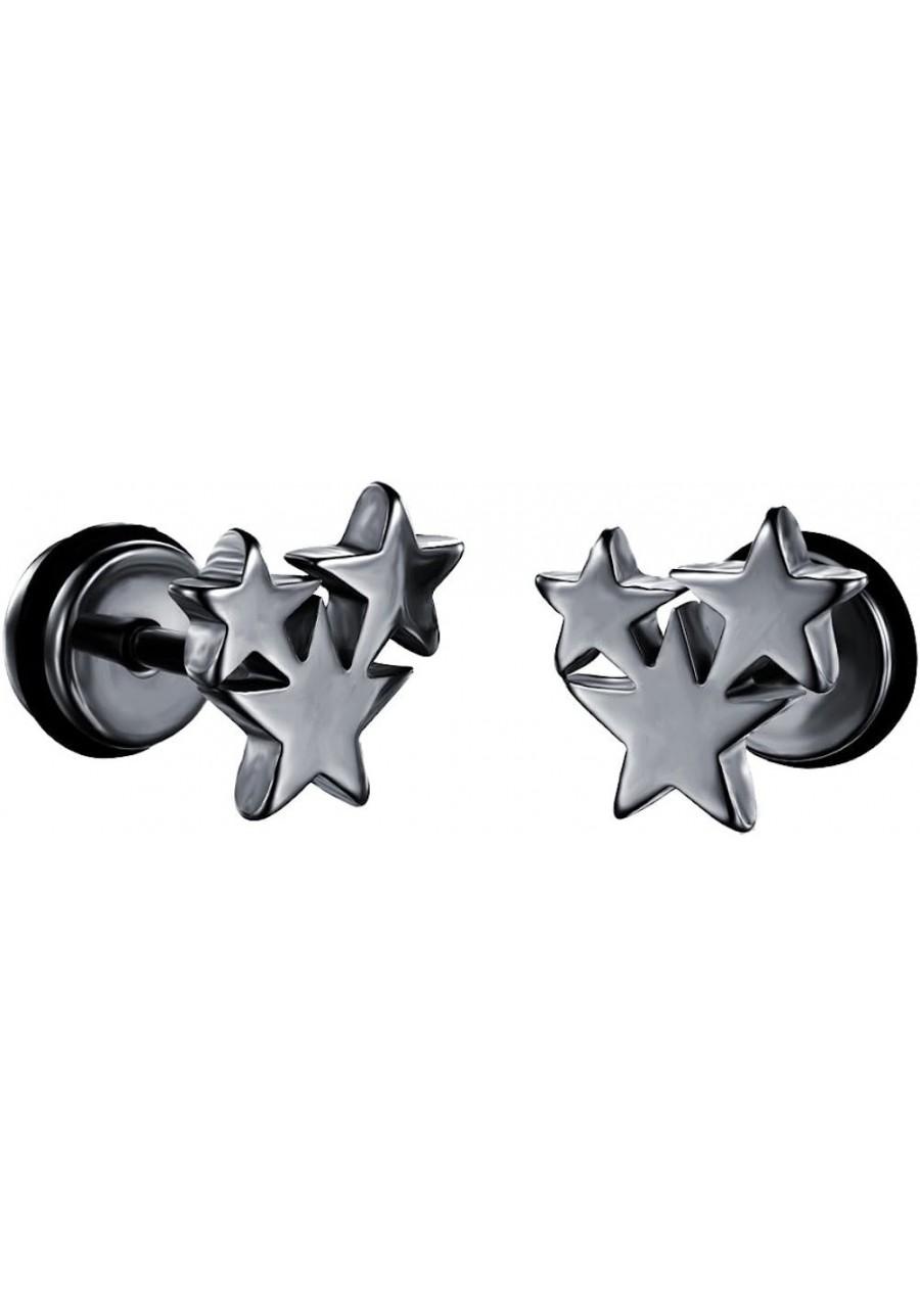 Women's Stainless Steel Tiny Star Piercing Earrings Hypoallergenic Ear Studs $12.65 Stud