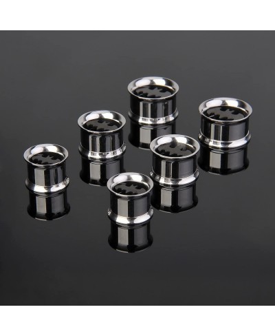 Batman Stainless Steel Screw-On Gauges/Tunnels Double Flare Ear Plugs 2 Pairs $14.83 Piercing Jewelry