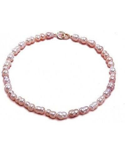 Necklace Classic 8-13mm Multi-Color Baroque Freshwater Pearl Necklace for Women 17 $13.05 Pearl Strands