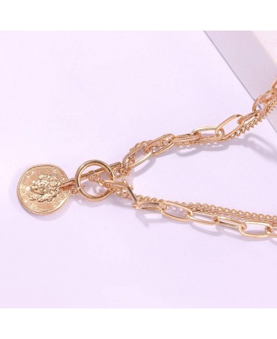 Women Multi-Layer Metal Clothing Accessories Bib Chain Necklace Jewelry $7.08 Chains