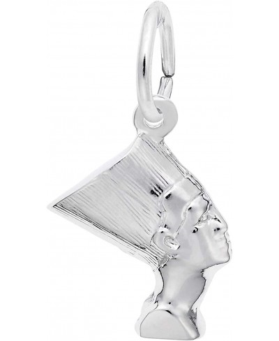 Nefertiti Charm Sterling Silver $35.71 Charms & Charm Bracelets