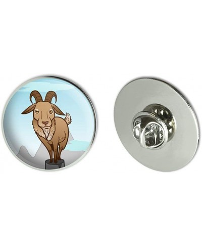 Goat On Mountain Top Metal 1.1" Tie Tack Hat Lapel Pin Pinback $13.45 Brooches & Pins