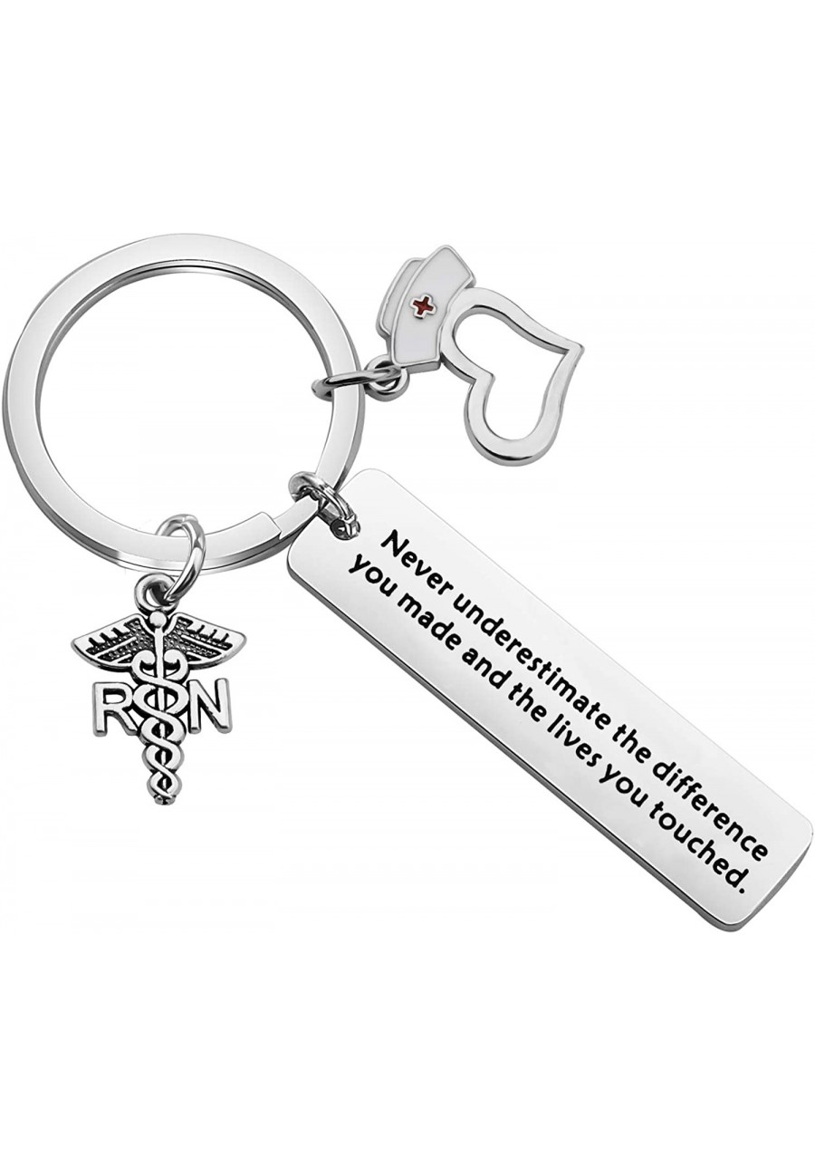 RN Nurse Gifts Medical Students Keychain Nurse Retirement Gift $9.12 Pendants & Coins