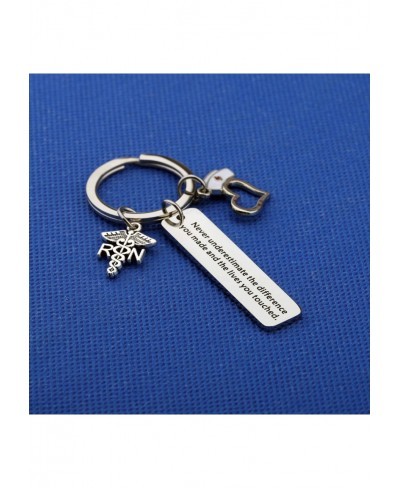 RN Nurse Gifts Medical Students Keychain Nurse Retirement Gift $9.12 Pendants & Coins