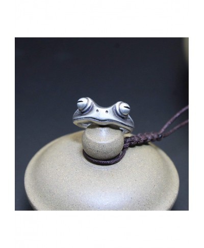 Frog Rings Frog Open Rings for Women Silver Vintage Cute Animal Finger Ring Personalized Fashion Party Jewelry Gifts $10.52 S...