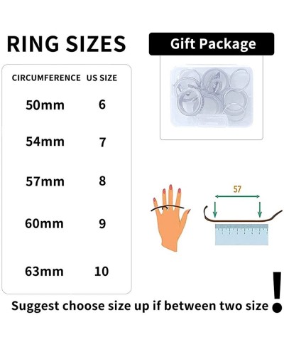 Anxiety Ring for Women Men Stainless Steel Fidget Rings Anti Stress Relieving Spinner Teens Girls with Moon Star Sun Flower T...