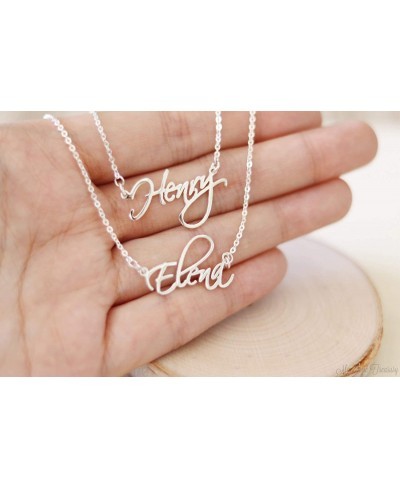 Custom Name Necklace Personalized Layered Necklace for Women Customized Choker Necklace with Name Pendant Jewelry Gift $27.85...