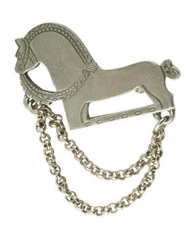 Pewter Brosje Hest Liten"Small Fjord Horse" Pewter Viking Brooch $39.29 Brooches & Pins