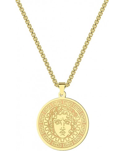 Stainless Steel Apollo The God Of Sun Pendant Necklace Women Apollo Symbol Goddess Nymph Female Retro Necklace $9.96 Pendant ...