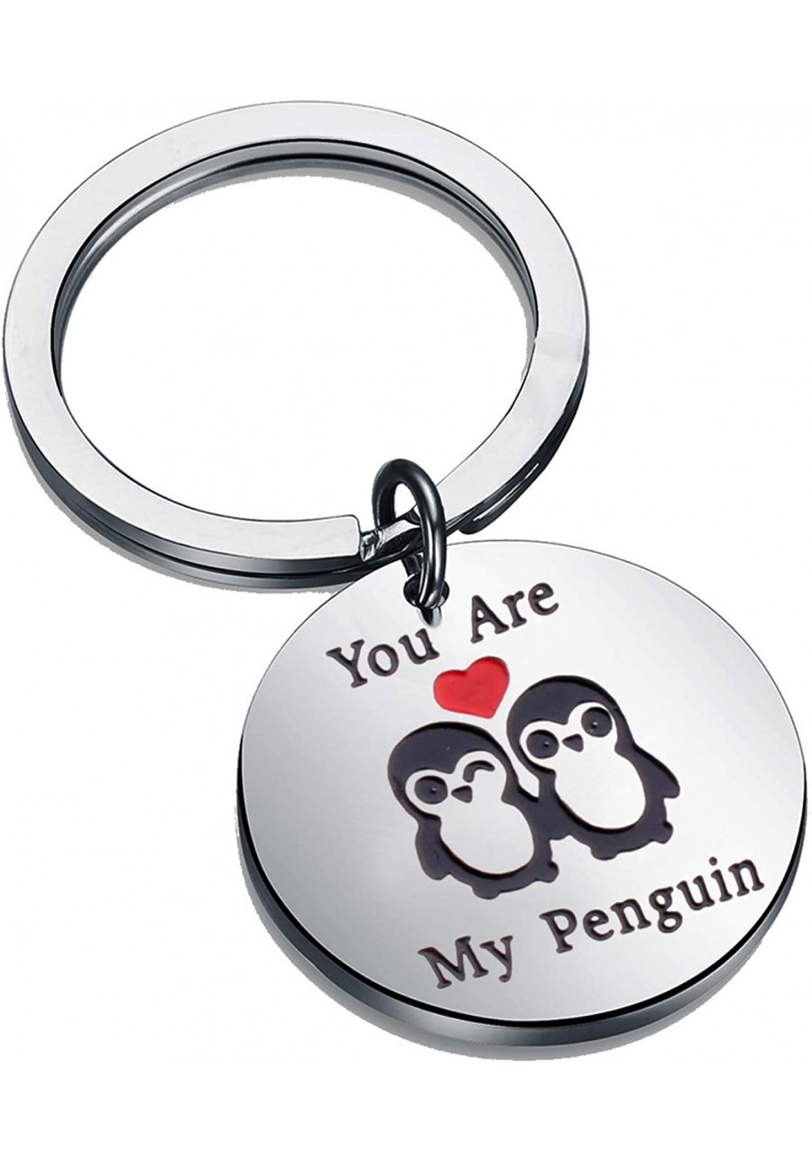 Penguin Lover Gifts You are My Penguin Keyring Necklace Jewelry $14.28 Pendant Necklaces