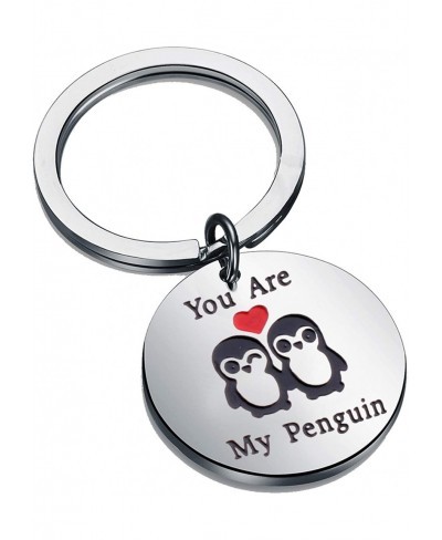 Penguin Lover Gifts You are My Penguin Keyring Necklace Jewelry $14.28 Pendant Necklaces