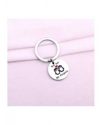 Penguin Lover Gifts You are My Penguin Keyring Necklace Jewelry $14.28 Pendant Necklaces