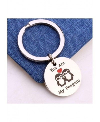 Penguin Lover Gifts You are My Penguin Keyring Necklace Jewelry $14.28 Pendant Necklaces