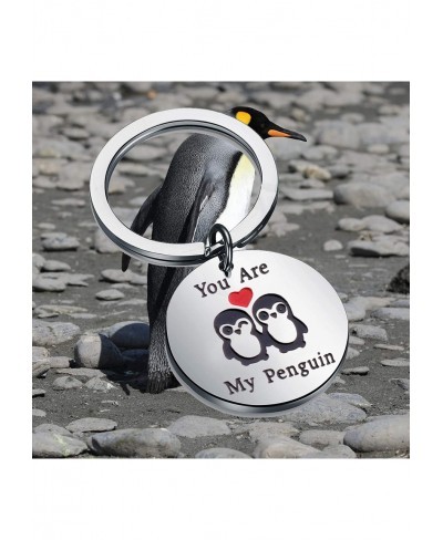 Penguin Lover Gifts You are My Penguin Keyring Necklace Jewelry $14.28 Pendant Necklaces