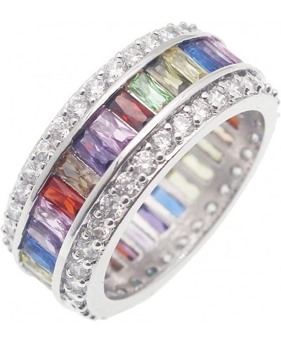 Wedding Ring for Women Mother's Day Multicolor Ring Jewelry for Mom Her Band Ring Size 6 7 8 9 10 11 12 (7) $20.31 Wedding Bands