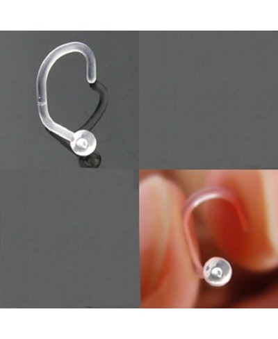 Clear Corkscrew Nose Retainer 18g 1 Piece $8.56 Piercing Jewelry