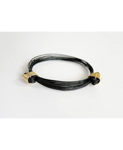 African Elephant Knot Bracelet - 2 Knot BLACK and GOLD Color Metal V2 made in Zimbabwe 2knotblkngoldv1 $25.14 Strand