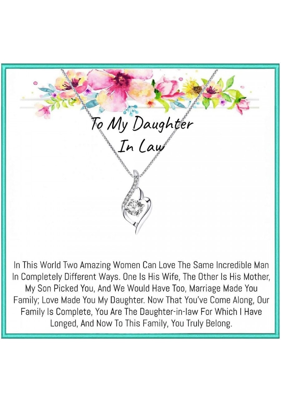 To My daughter in law Gifts Daughter in law necklace Daughter in law gift Daughter in law birthday gifts daughter in law $20....