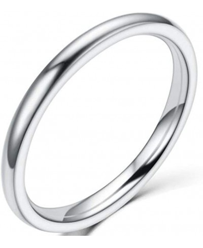 1.5mm Stainless Steel Classical Plain Stackable Wedding Band Ring $11.69 Wedding Bands