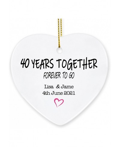 Years Together Keepsake 40 Years Together Couple Relationship Gift Anniversary Couple Anniversary $16.80 Anniversary Rings