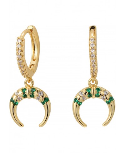 Moon Earrings for Women Crescent Huggie Hoop Earring Jewelry Gifts for Women $14.59 Hoop