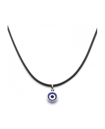 Evil Eye Necklace with Blue Glass Eye Pendant for Women Men Boys Girls $7.37 Pendant Necklaces