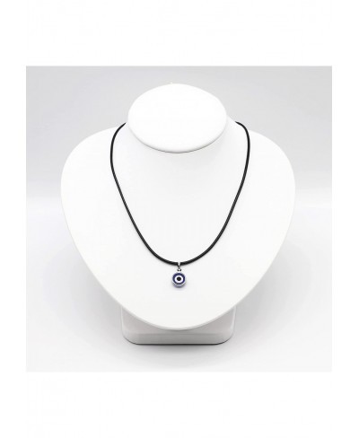 Evil Eye Necklace with Blue Glass Eye Pendant for Women Men Boys Girls $7.37 Pendant Necklaces