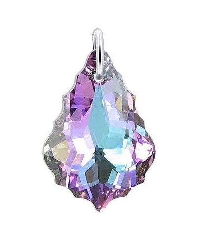 Vitrail Baroque Shape Austrian Crystal Sterling Silver Charm Pendant $15.05 Pendants & Coins