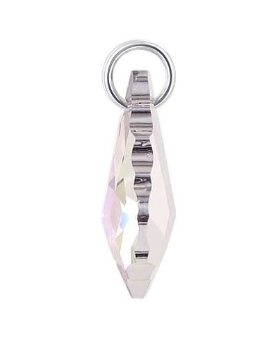 Vitrail Baroque Shape Austrian Crystal Sterling Silver Charm Pendant $15.05 Pendants & Coins