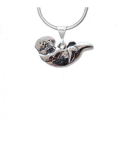 Sterling Silver Otter Pendant $36.86 Pendants & Coins