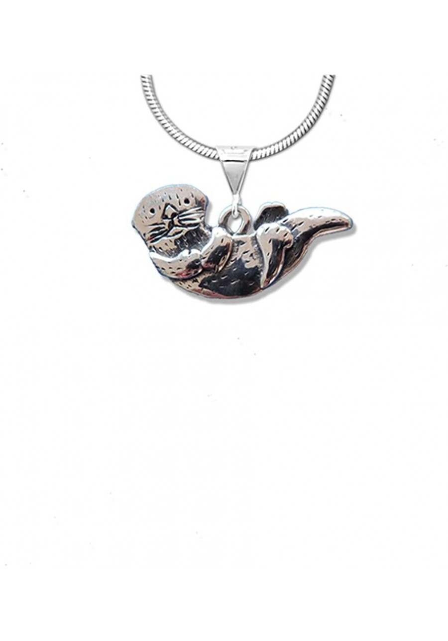 Sterling Silver Otter Pendant $36.86 Pendants & Coins