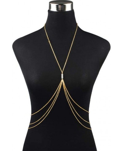 Vintage Multilayer Tassel Waist Chain with Necklace Body Accessories Jewelry for Women and Girls(Golden Color) $7.57 Body Chains