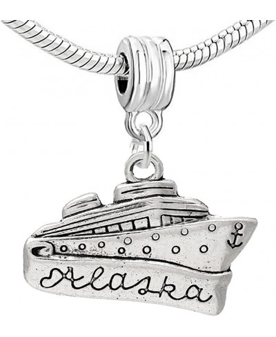 Crusie Ship Charm Bead Compatible for Most European Snake Chain Bracelets $14.83 Charms & Charm Bracelets