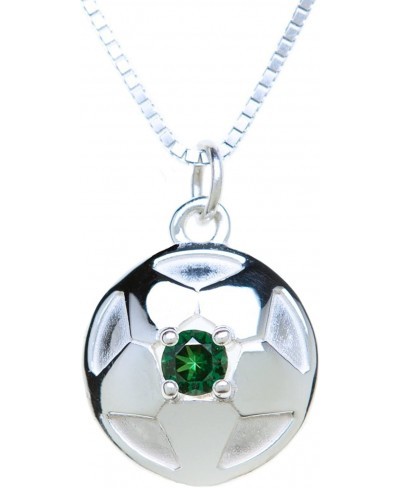 Sterling Silver Pendant Charm Soccer Ball $30.14 Pendants & Coins