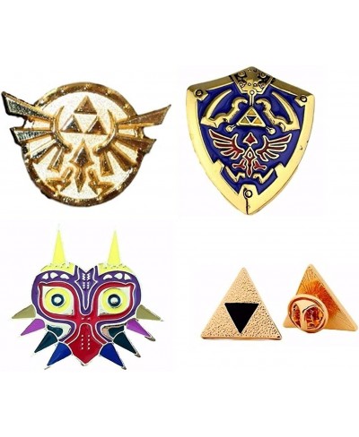 Classic Fantasy Game Trilogy Metal Enamel Set of 4 Pins $18.20 Brooches & Pins
