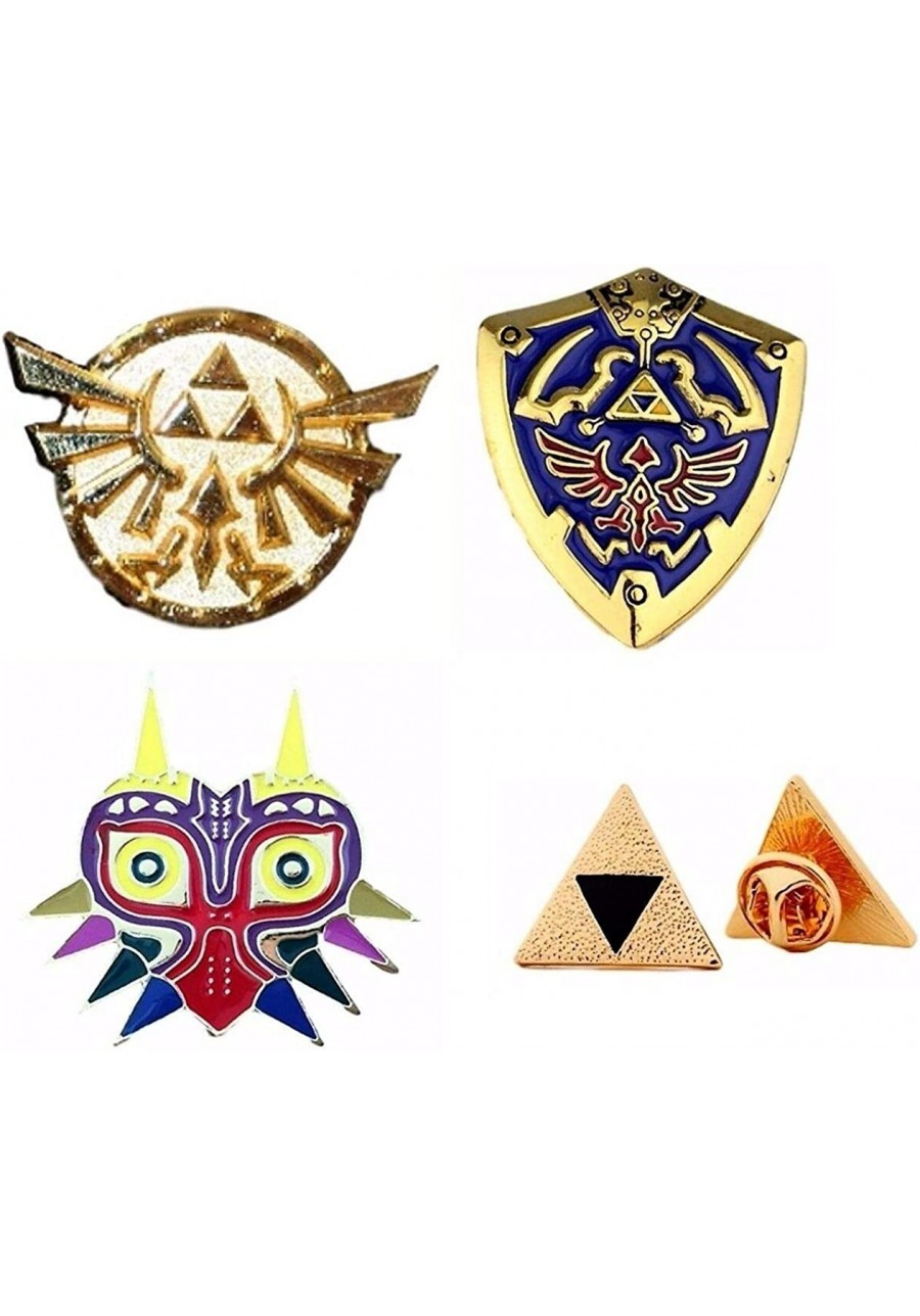 Classic Fantasy Game Trilogy Metal Enamel Set of 4 Pins $18.20 Brooches & Pins